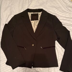 Elegant Dark Brown Blazer